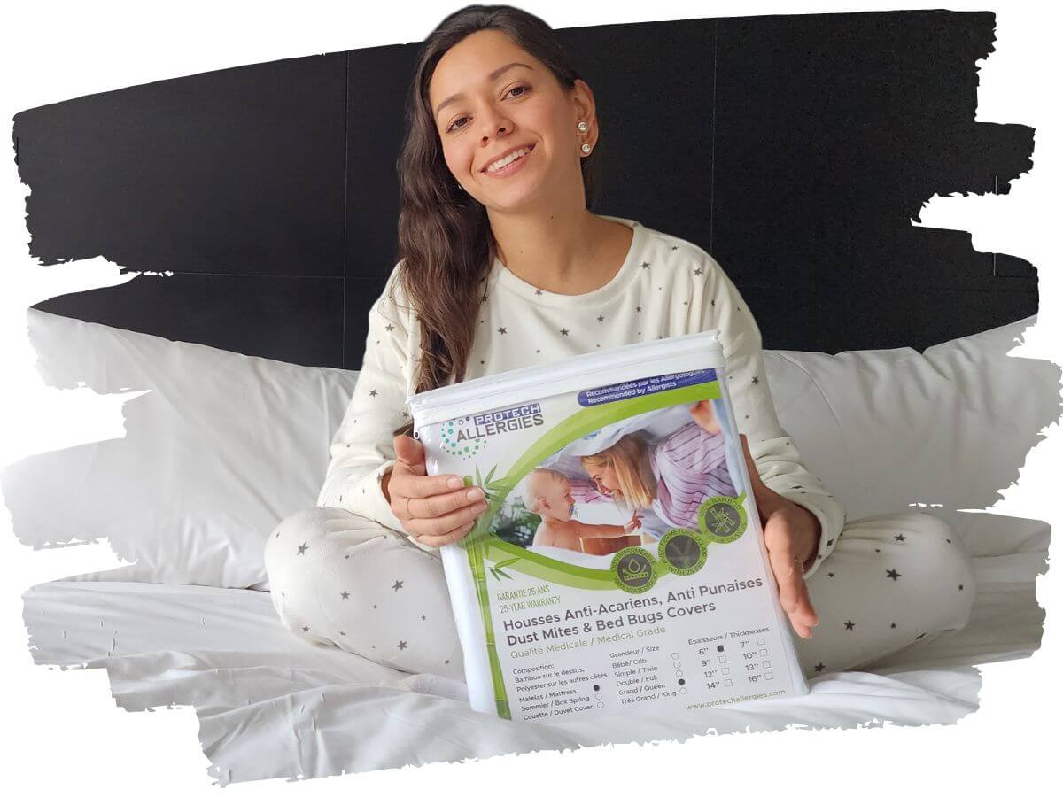 Housse d'Oreiller Anti-Acariens (paire de 2) - Image 3