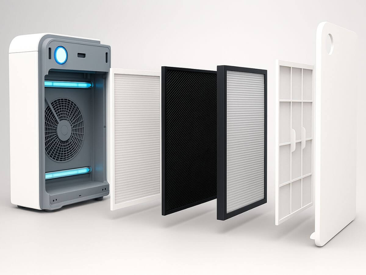 Purificateur d'air P3001 avec filtre HEPA médical - Image 3